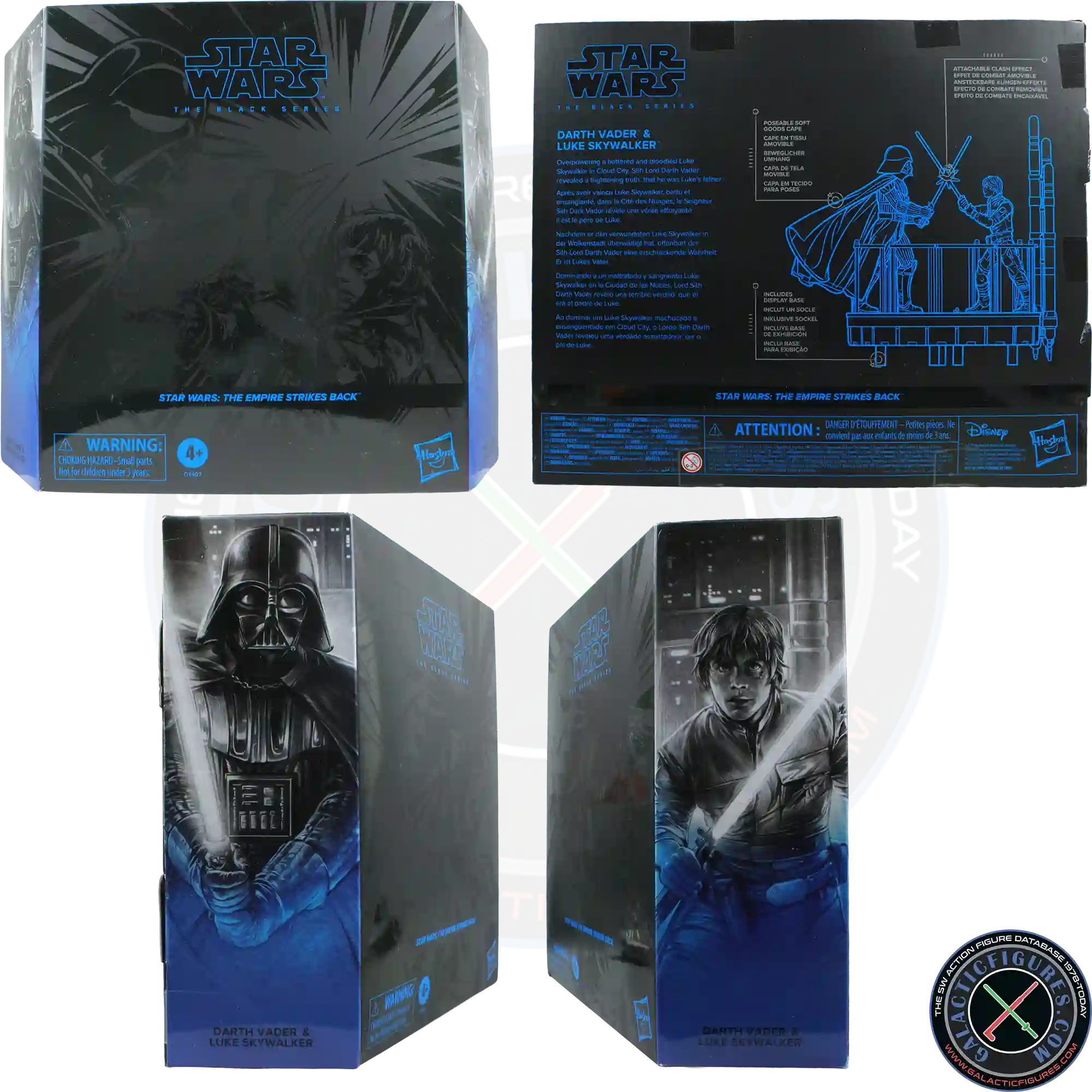 Black Series Darth Vader vs. Luke Skywalker