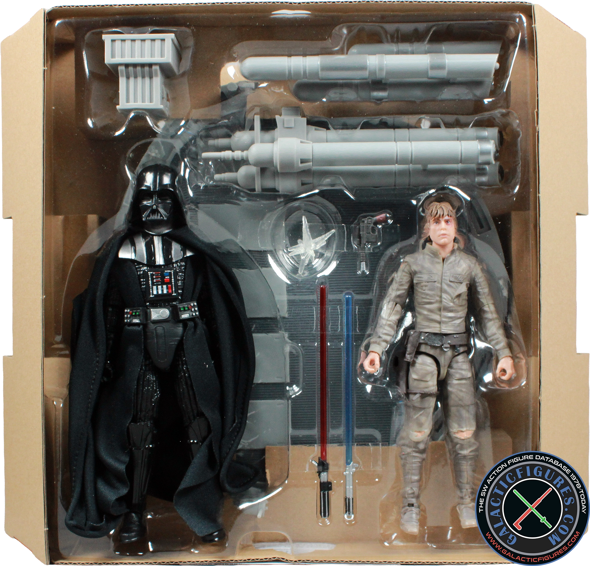 Black Series Darth Vader vs. Luke Skywalker