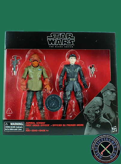 Admiral Ackbar With First Order Officer Star Wars The Black Series