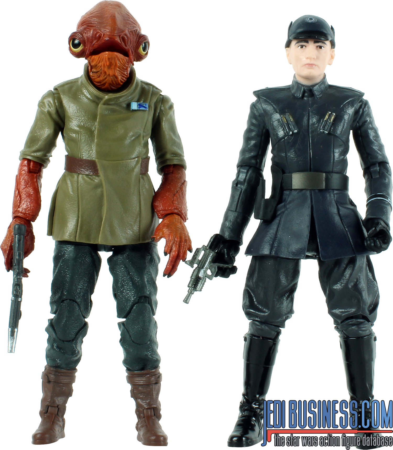 Admiral Ackbar With First Order Officer