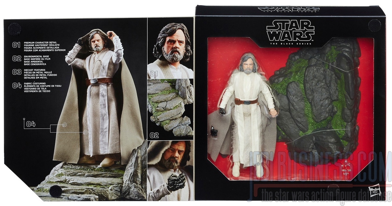 Luke Skywalker With Ahch-To Island Base