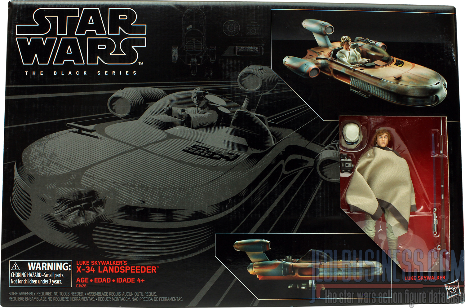 Luke Skywalker With X-34 Landspeeder
