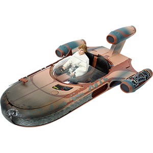 Luke Skywalker With X-34 Landspeeder