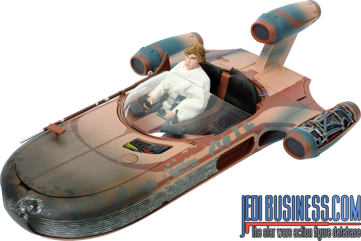 Luke Skywalker With X-34 Landspeeder