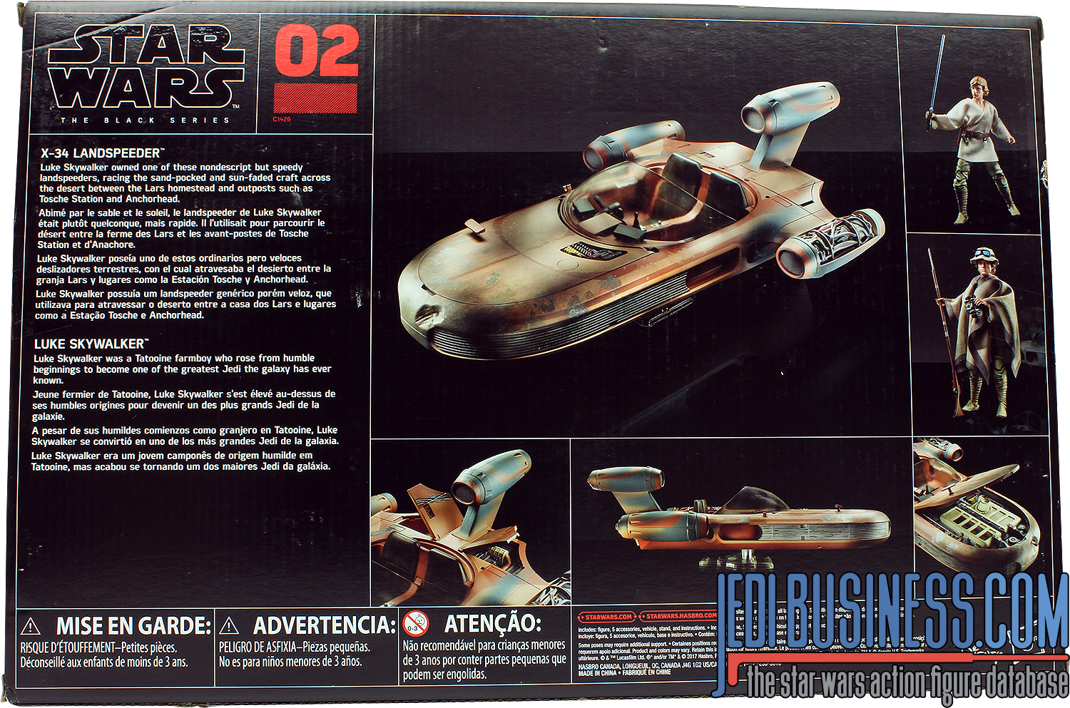 Luke Skywalker With X-34 Landspeeder