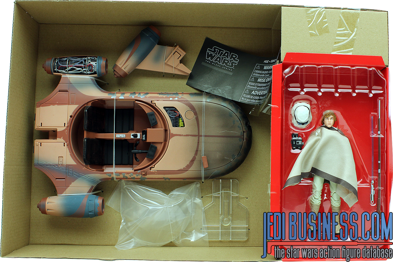 Luke Skywalker With X-34 Landspeeder