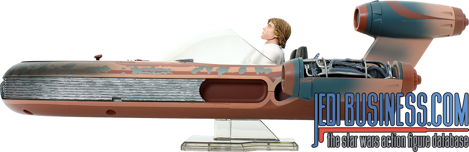 Luke Skywalker With X-34 Landspeeder