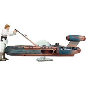 Luke Skywalker With X-34 Landspeeder