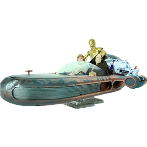 Luke Skywalker With X-34 Landspeeder