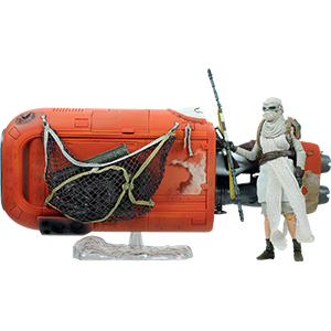 Rey With Rey's Speeder (Jakku)