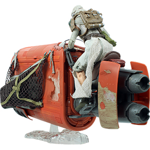 Rey With Rey's Speeder (Jakku)