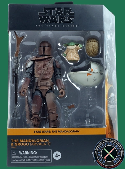 Grogu With Din Djarin (Arvala-7) Star Wars The Black Series