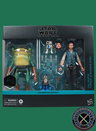 Turgle Jedi: Survivor 4-Pack With Turgle, BD-1, Cal Kestis, Skoova Stev Star Wars The Black Series