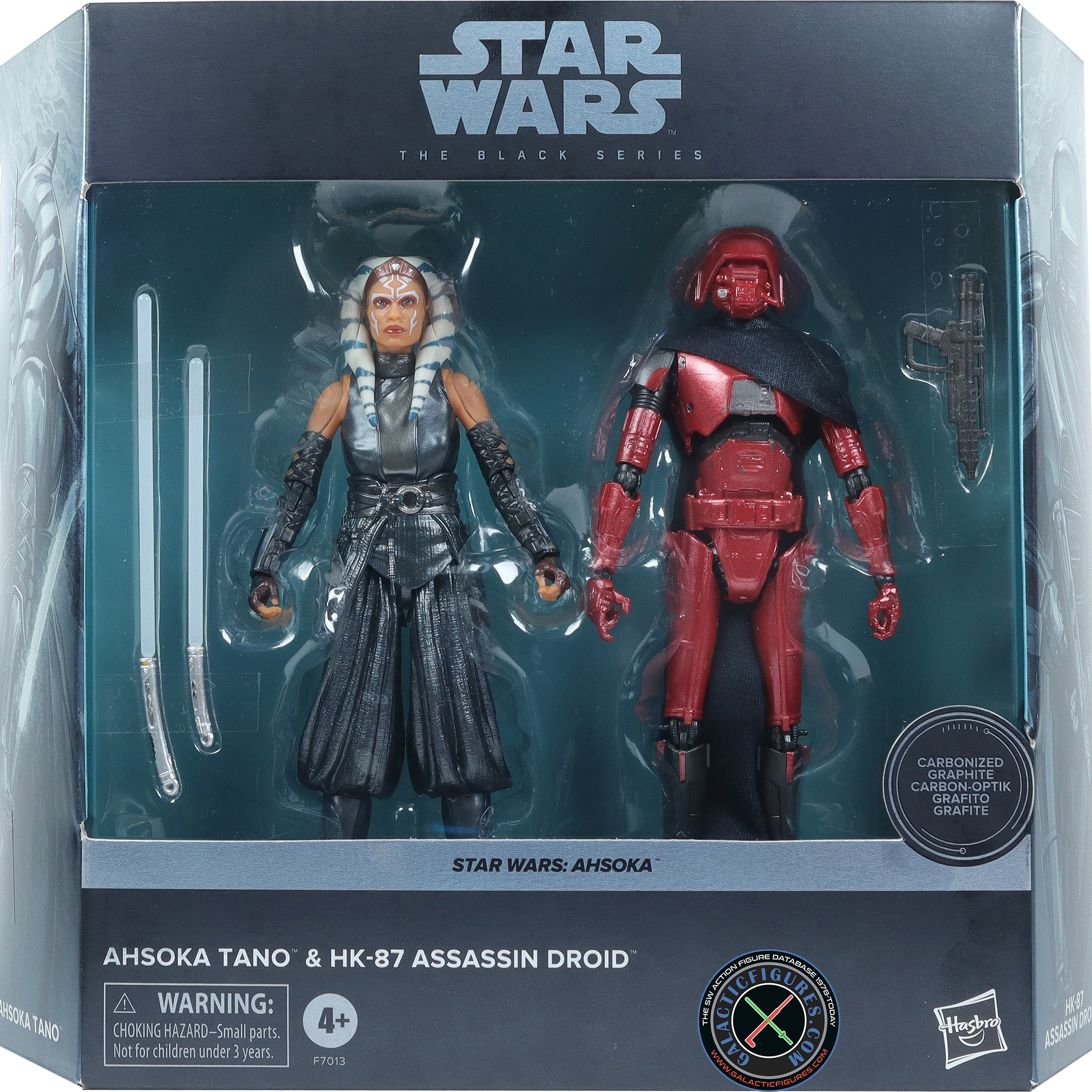 Ahsoka Tano Carbonized 2-Pack With HK-87
