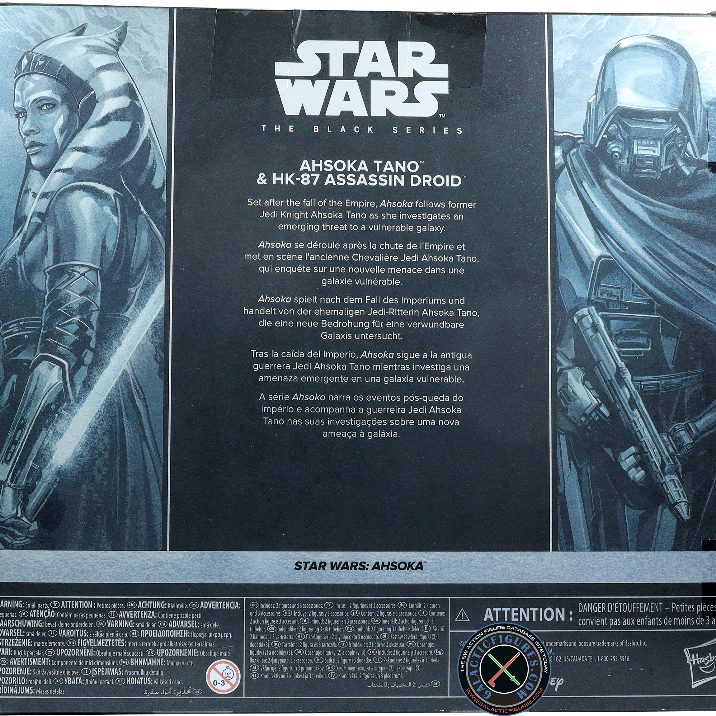 Ahsoka Tano Carbonized 2-Pack With HK-87