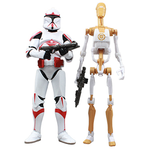 Phase I Assault Trooper With Battle Droid Officer