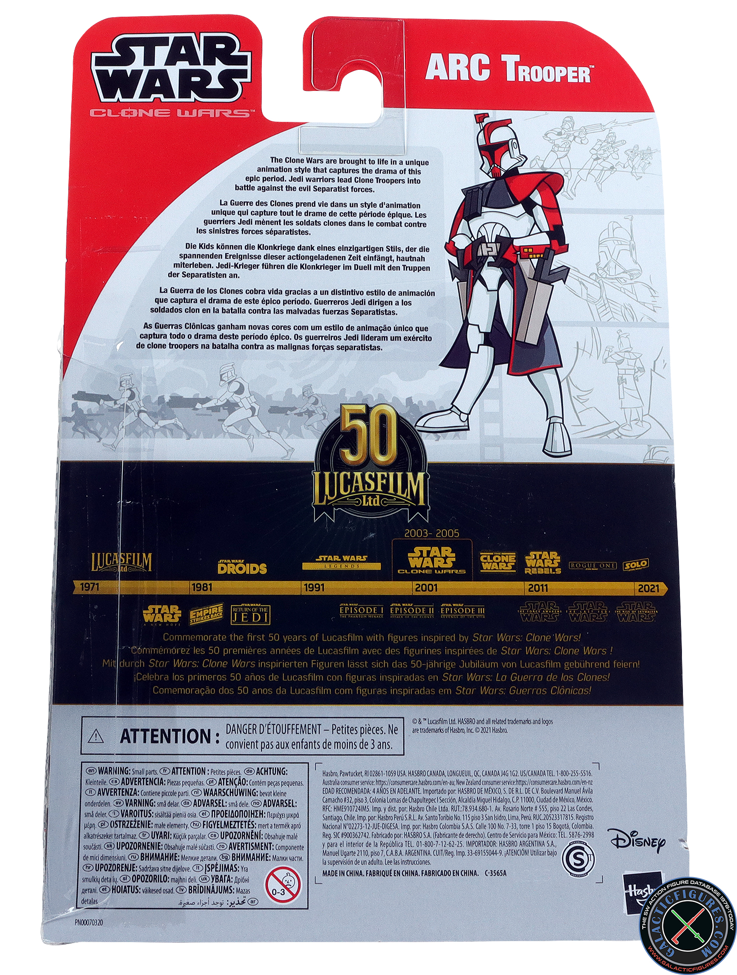 ARC Trooper Captain Clone Wars 2-D