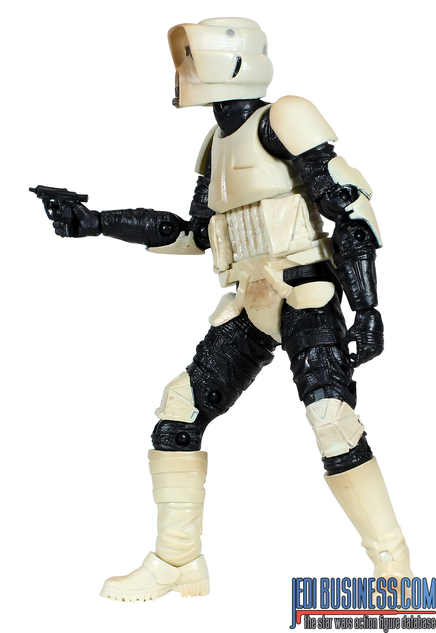 Biker Scout With Speeder Bike And Grogu