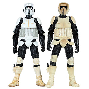 Biker Scout With Speeder Bike And Grogu