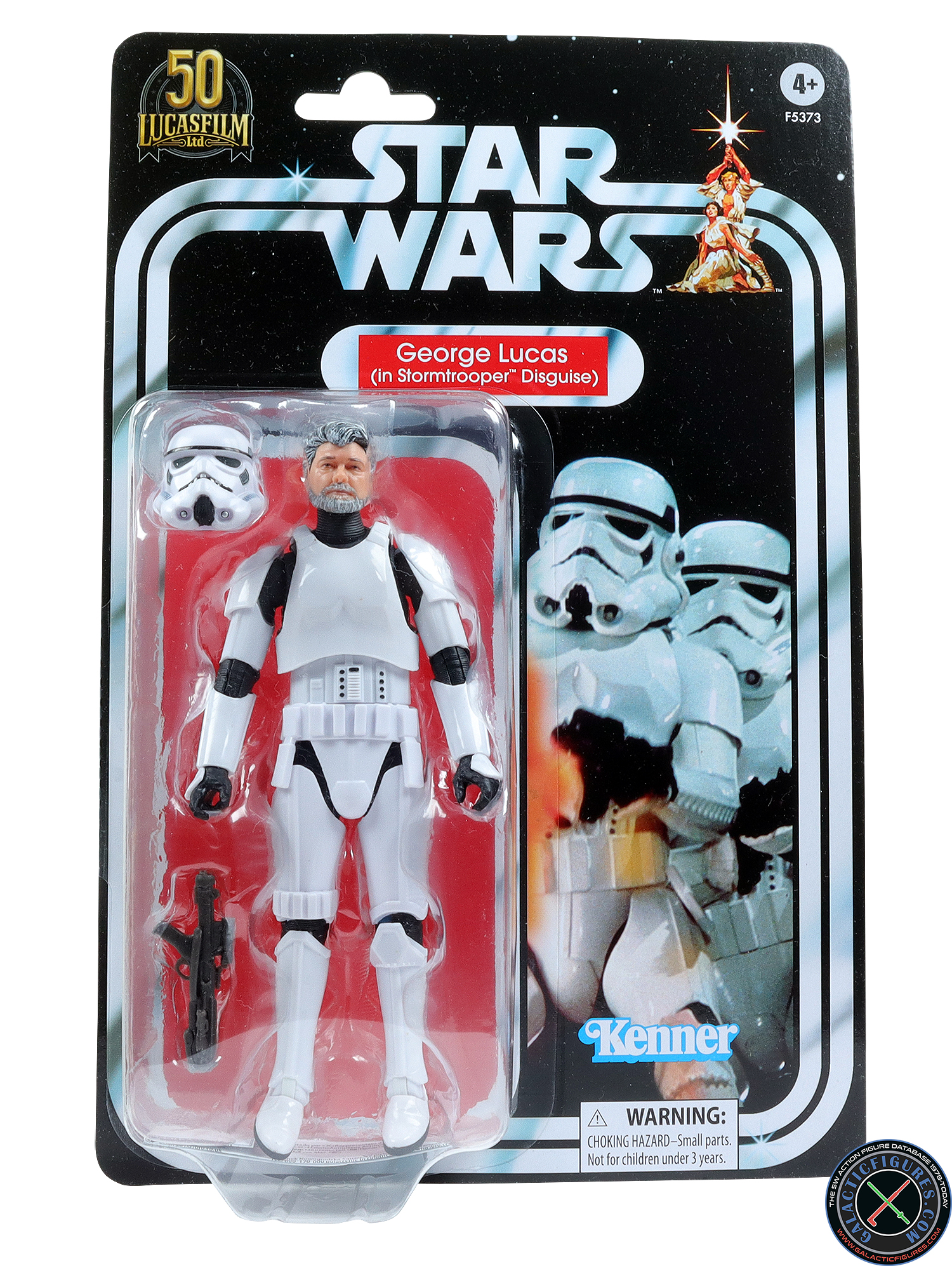 George Lucas In Stormtrooper Disguise