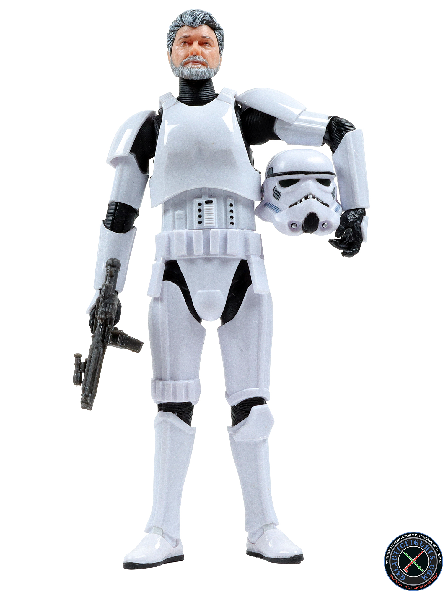 George Lucas In Stormtrooper Disguise