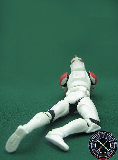 Clone Trooper Captain 3 Pack #6 (with one white armored clone, clone sergeant and clone captain) Clone Wars 2D Micro-Series (Realistic Style)