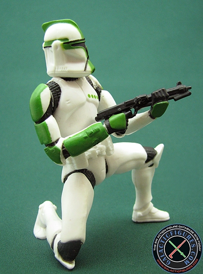 Clone Trooper Sergeant 3 Pack #6 (with one white armored clone, clone sergeant and clone captain) Clone Wars 2D Micro-Series (Realistic Style)