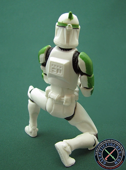 Clone Trooper Sergeant 3 Pack #6 (with one white armored clone, clone sergeant and clone captain) Clone Wars 2D Micro-Series (Realistic Style)