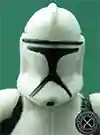 Clone Trooper 3 Pack #6 (with one white armored clone, clone sergeant and clone captain) Clone Wars 2D Micro-Series (Realistic Style)