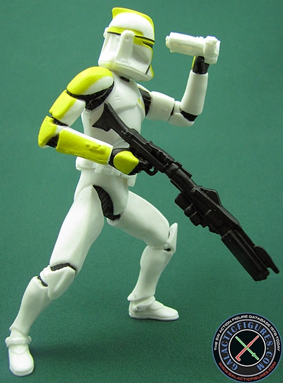 Clone Trooper Commander 3 Pack #3 (with two white armored clones and clone commander) Clone Wars 2D Micro-Series (Realistic Style)