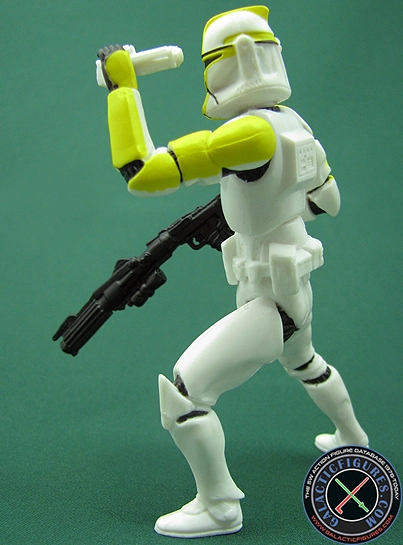 Clone Trooper Commander 3 Pack #3 (with two white armored clones and clone commander) Clone Wars 2D Micro-Series (Realistic Style)
