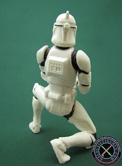 Clone Trooper 3 Pack #1 (with all white armored clone troopers) Clone Wars 2D Micro-Series (Realistic Style)