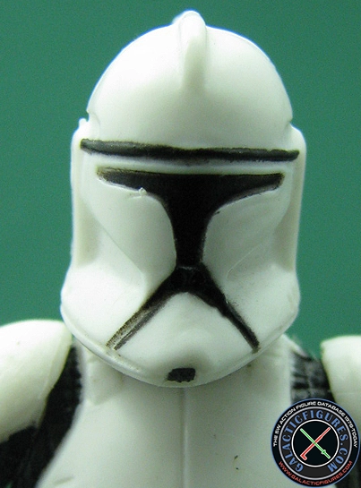 Clone Trooper 3 Pack #4 (with all white armored clone troopers and clone sergeant) Clone Wars 2D Micro-Series (Realistic Style)