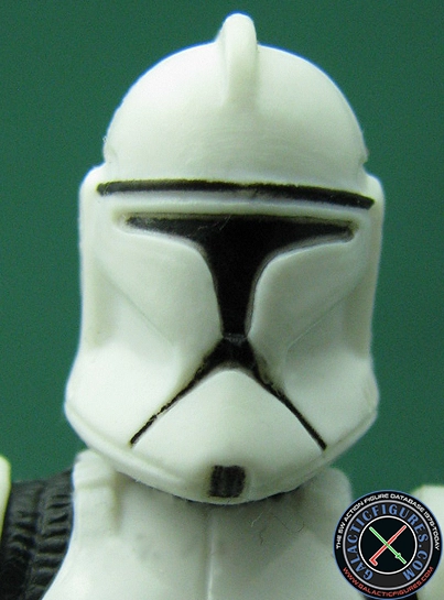 Clone Trooper 3 Pack #3 (with all white armored clone commander) Clone Wars 2D Micro-Series (Realistic Style)
