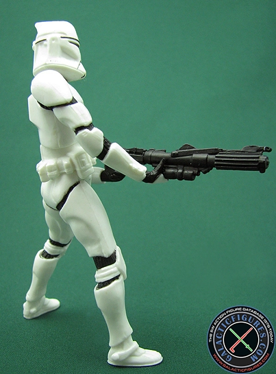 Clone Trooper 3 Pack #4 (with all white armored clone troopers and clone sergeant) Clone Wars 2D Micro-Series (Realistic Style)