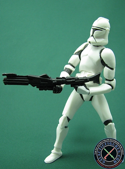 Clone Trooper 3 Pack #4 (with all white armored clone troopers and clone sergeant) Clone Wars 2D Micro-Series (Realistic Style)