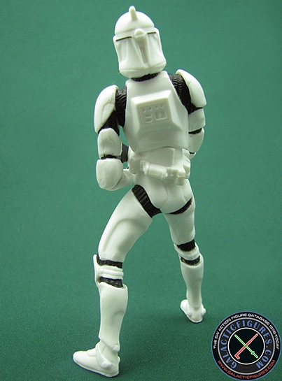 Clone Trooper 3 Pack #4 (with all white armored clone troopers and clone sergeant) Clone Wars 2D Micro-Series (Realistic Style)