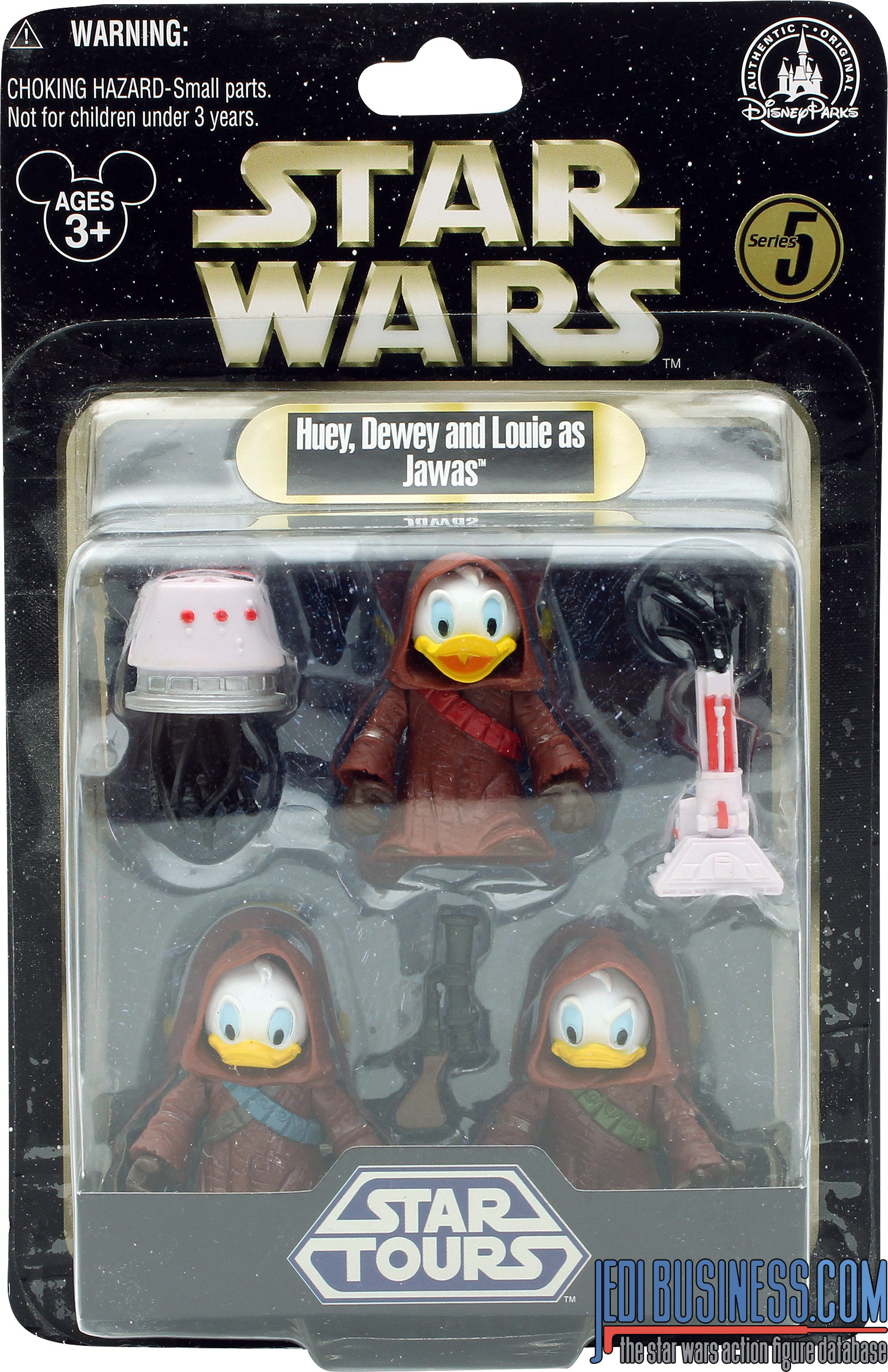 Dewey Series 5 - Huey, Louie, Dewey As Jawas