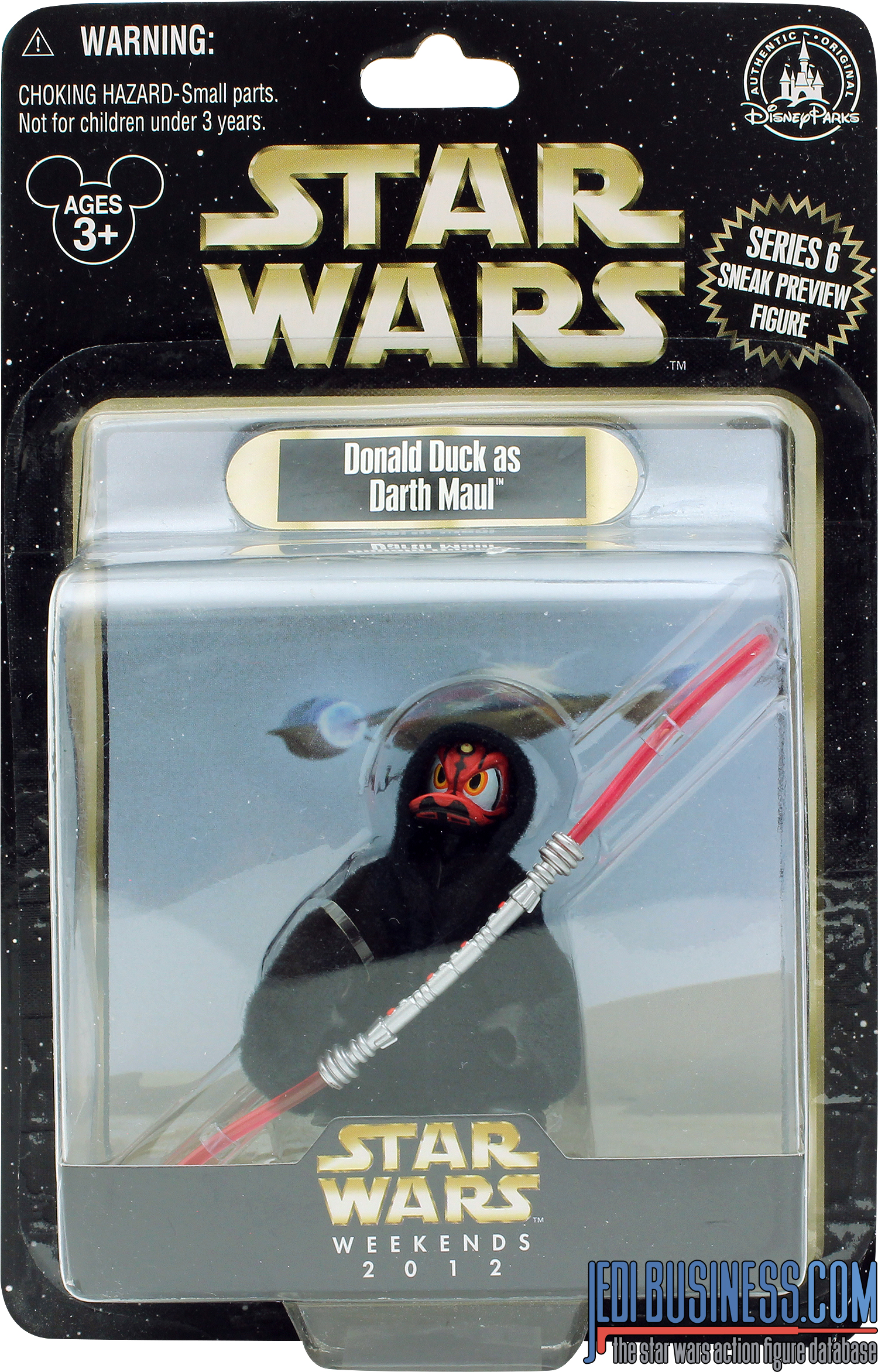 Donald Duck 2012 Star Wars Weekends - Donald Duck As Darth Maul