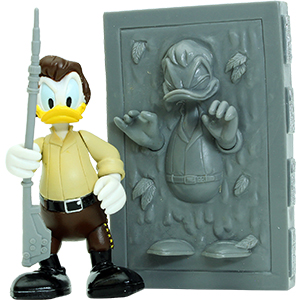 Donald Duck Series 4 - Donald Duck As Han Solo In Carbonite