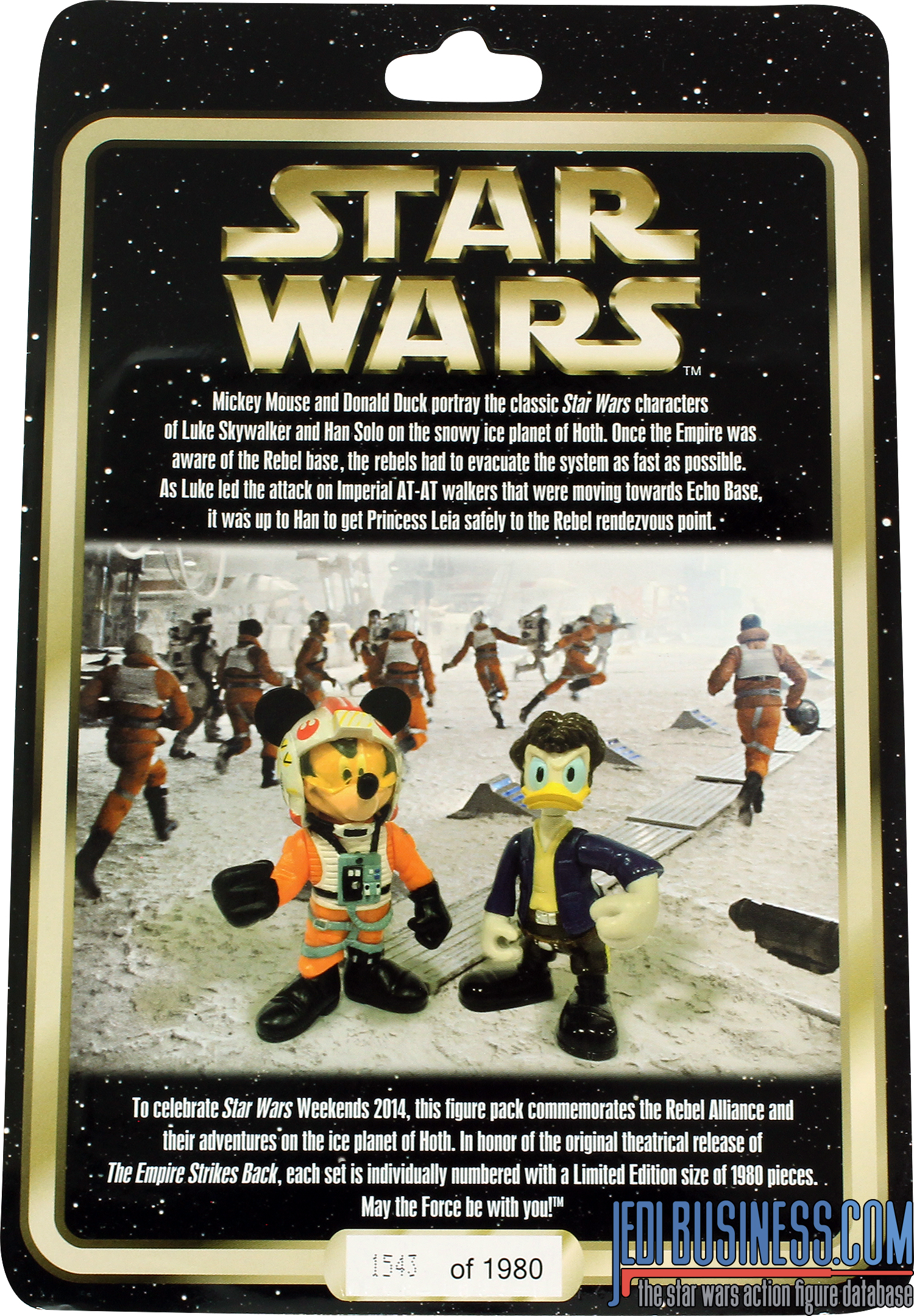 Donald Duck 2014 Star Wars Weekends 2-Pack