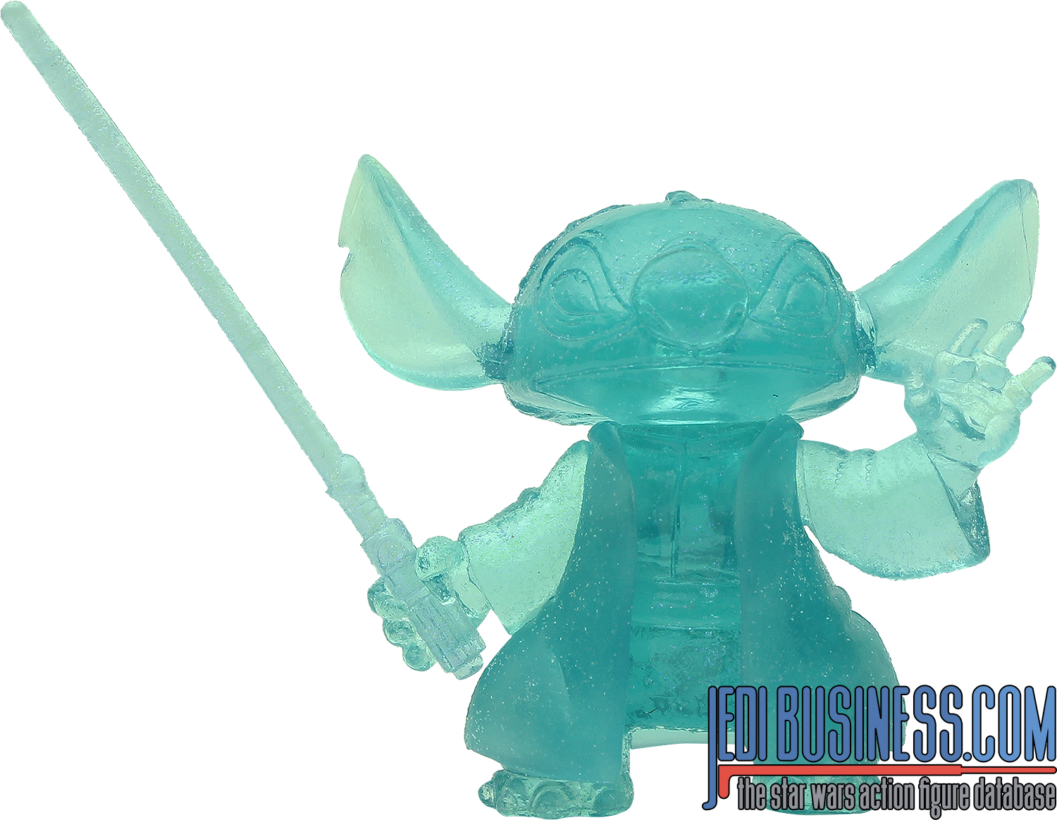 Stitch 2011 Star Tours Opening - Stitch As Yoda Hologram