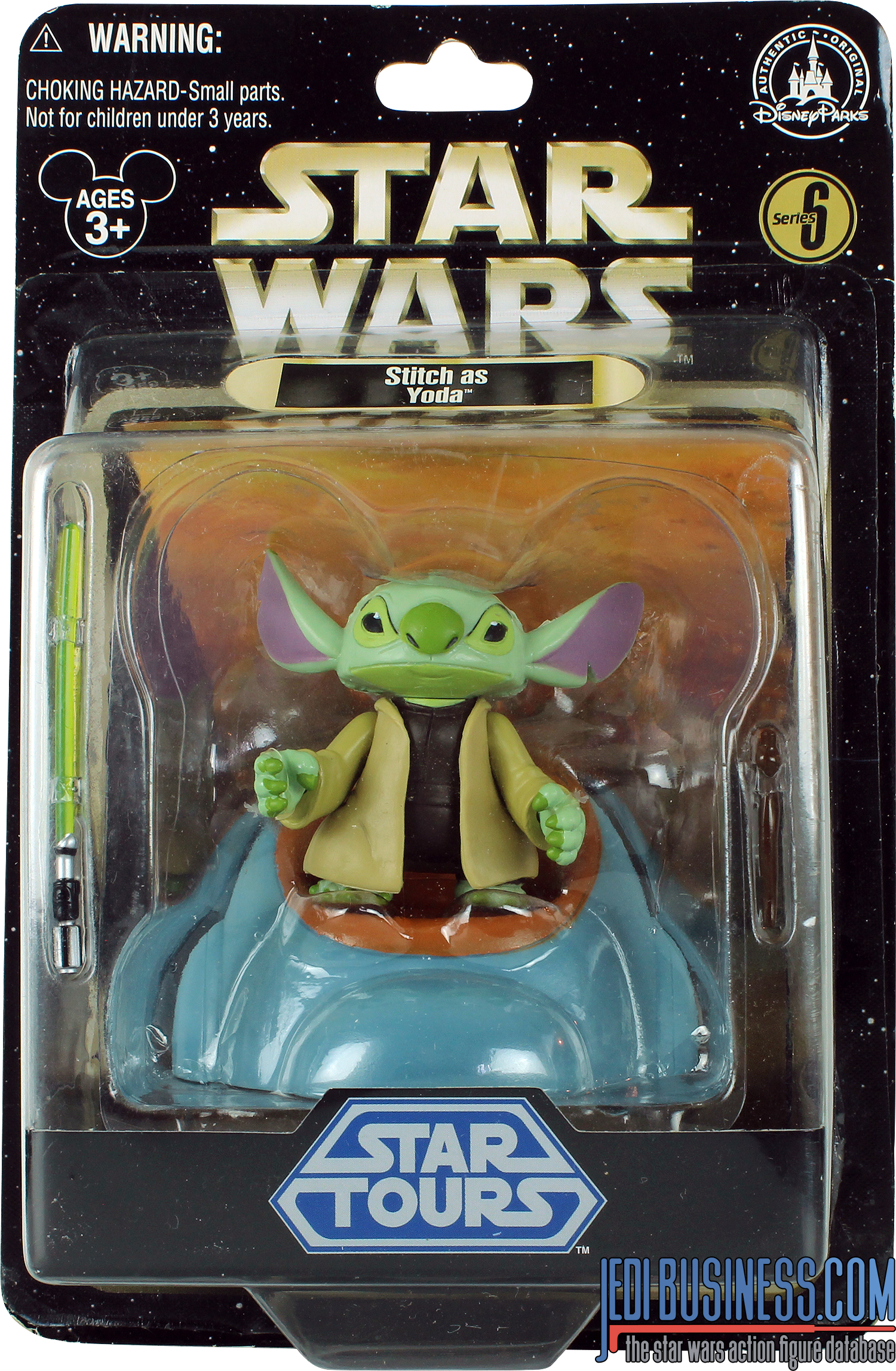 Stitch Series 6 - Stitch As Yoda With Chair