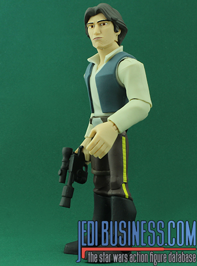 Han Solo With Chewbacca And Millennium Falcon Star Wars Toybox