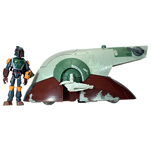 Boba Fett With Slave 1 Vehicle