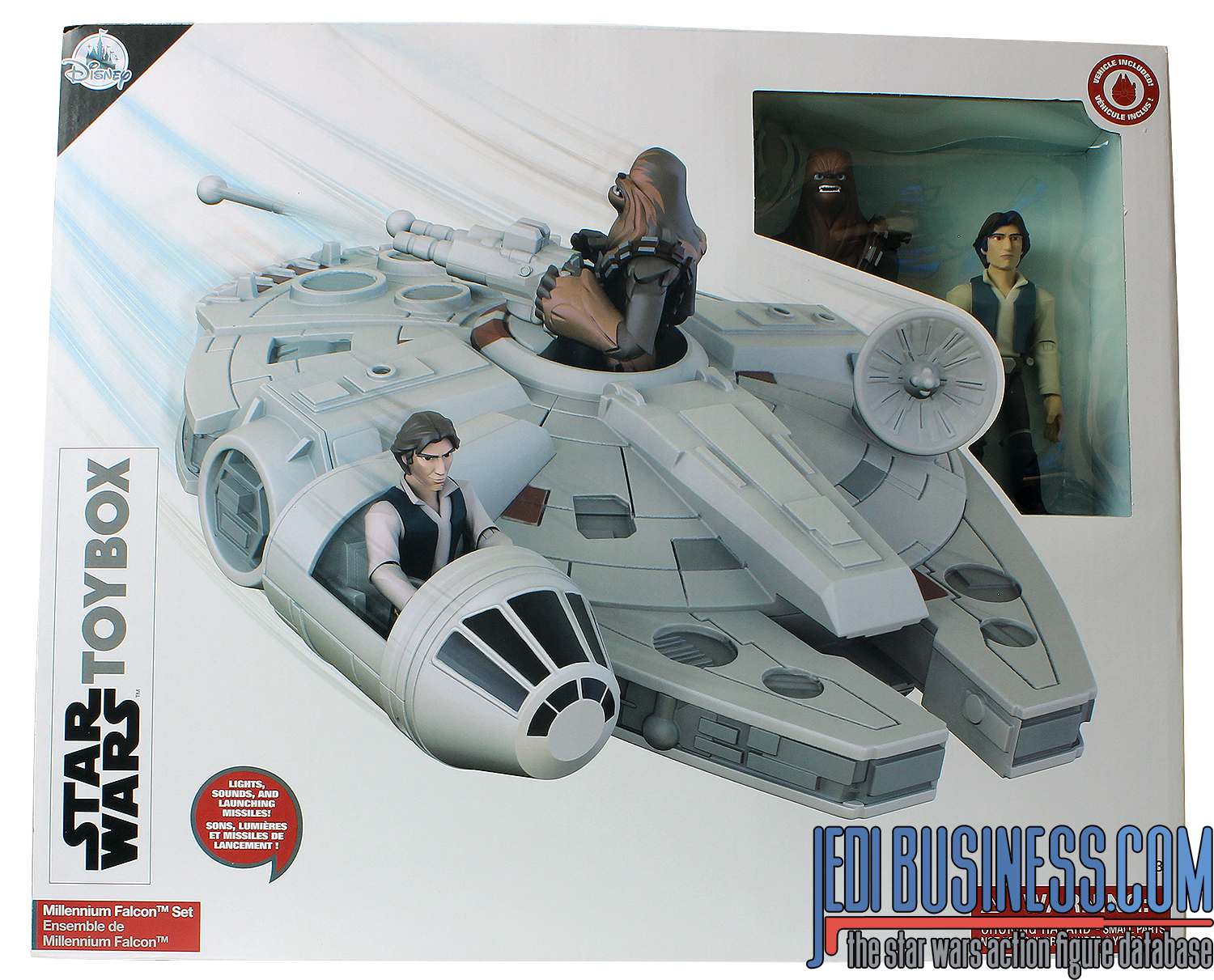 Chewbacca With Han Solo And Millennium Falcon