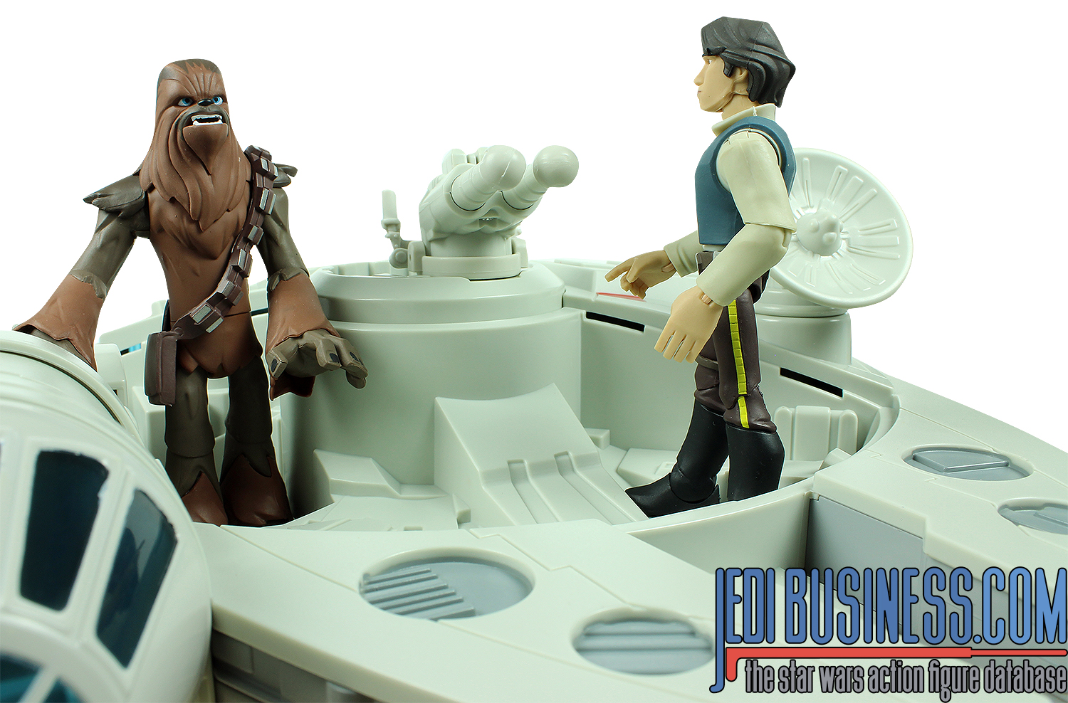 Chewbacca With Han Solo And Millennium Falcon