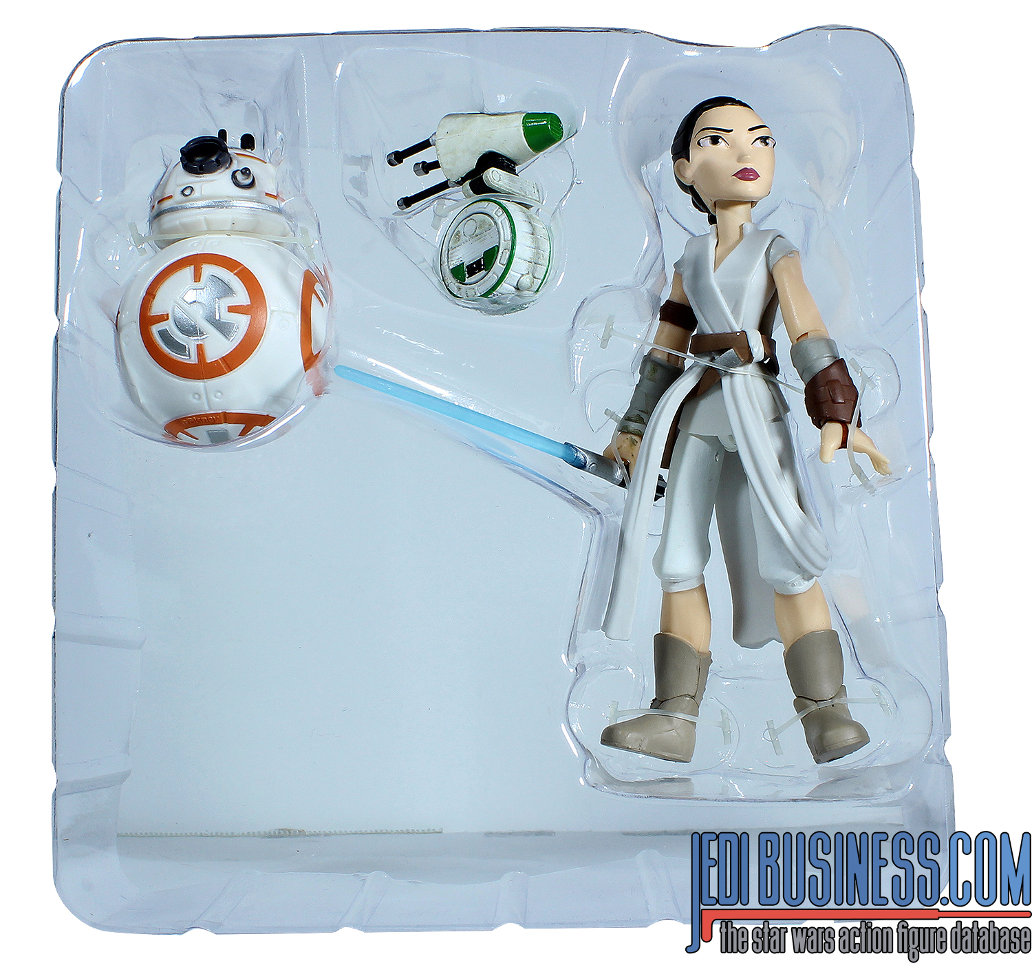 D-0 With Rey, BB-8 And Millennium Falcon