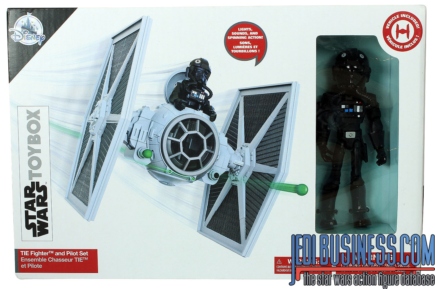 Tie Fighter Pilot With Tie Fighter