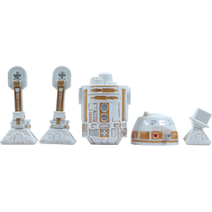 R6-D3 Droid Factory Mandalorian 4-Pack 2021